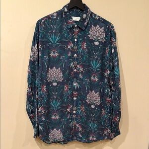 Floral Patterned Men's Shirt